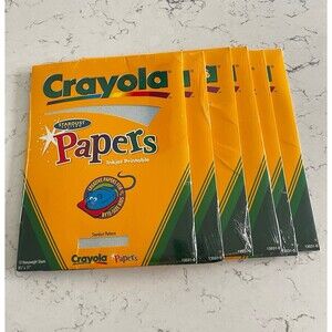 Crayola Stardust GLITTER PAPERS Inkjet PRINTABLE Paper 8½x11